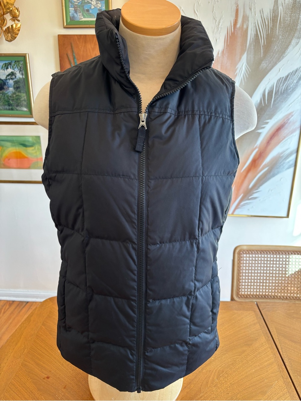 Land’s End Black Puffer Vest